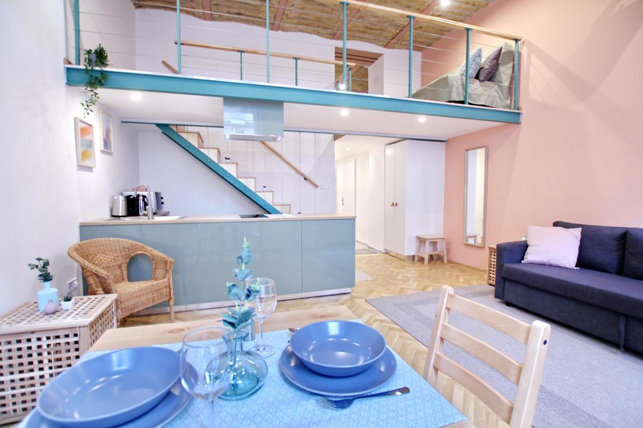 Awesome Budapest Downtown Studio W Balcony & Free Private Parking Eksteriør billede